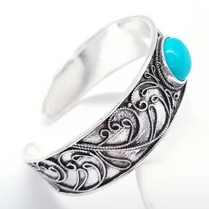 Vintage Turquoise Cuff Bangle Bracelet